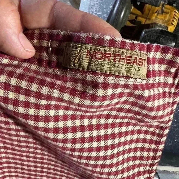 Northeast Outfitters Men's 2XL Tall Checked Button Down Collared Shirt - Picture 4 of 6